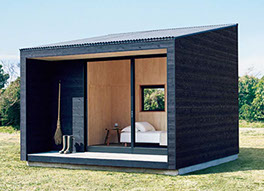 black MUJI micro house